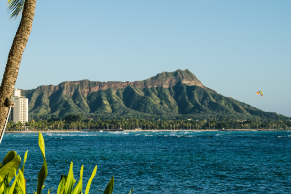 view from diamond head mountain