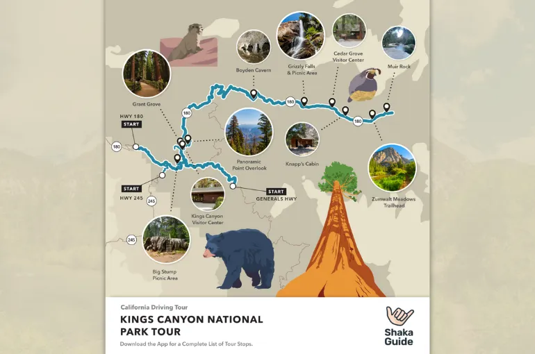 Kings Canyon National Park – Self-Guided Audio Driving Tour