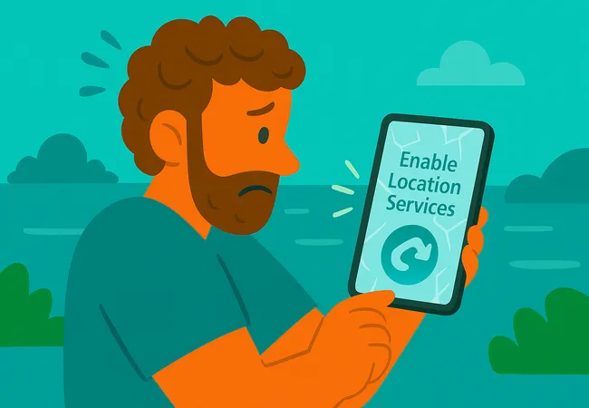 Unable to start my tour, app is stuck at "Allow Location Services" Screen