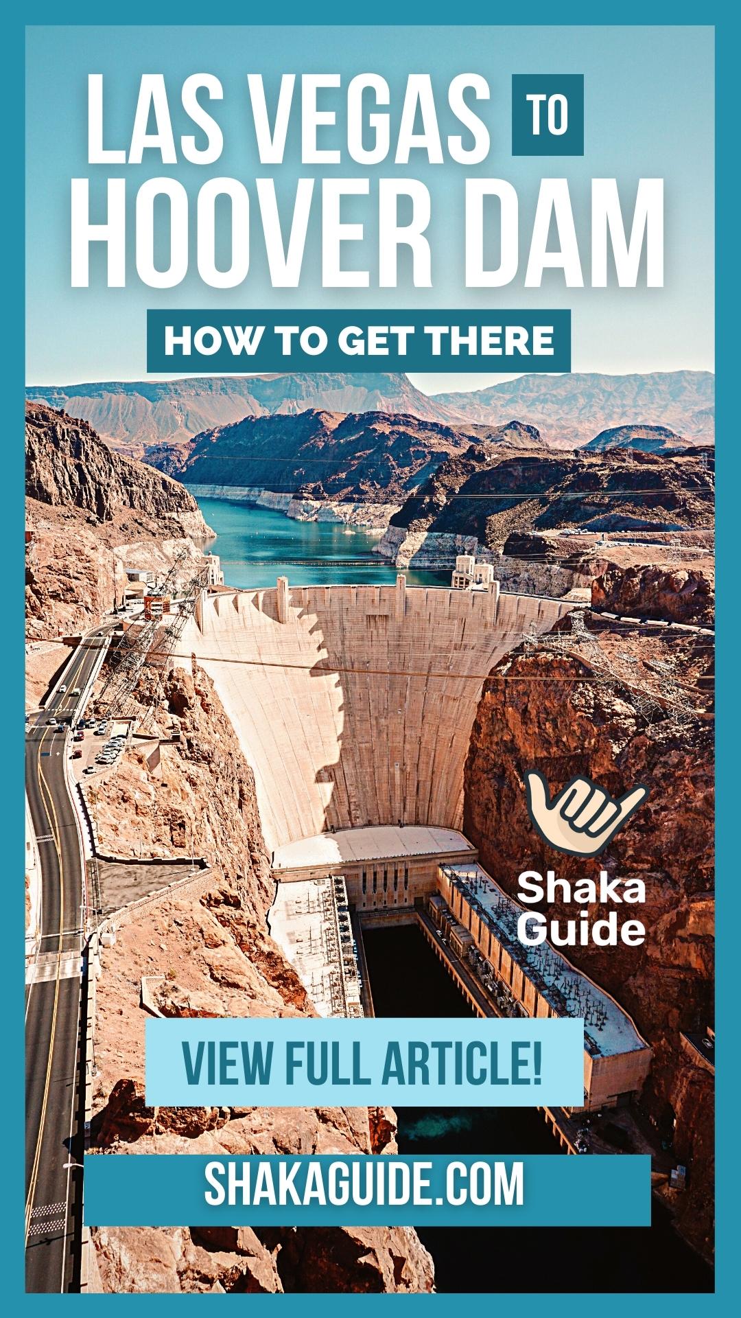 pinterest pin on getting from las vegas to hoover dam