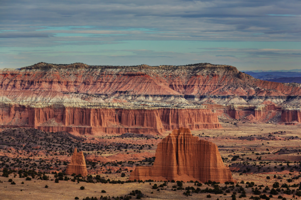 Capitol Reef Winter time Utah National Park