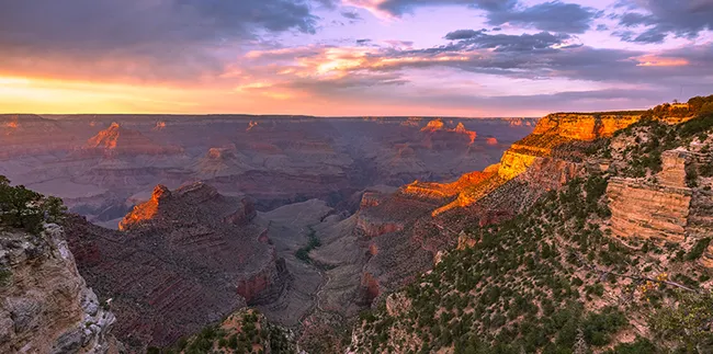 overview of grand canyon north rim