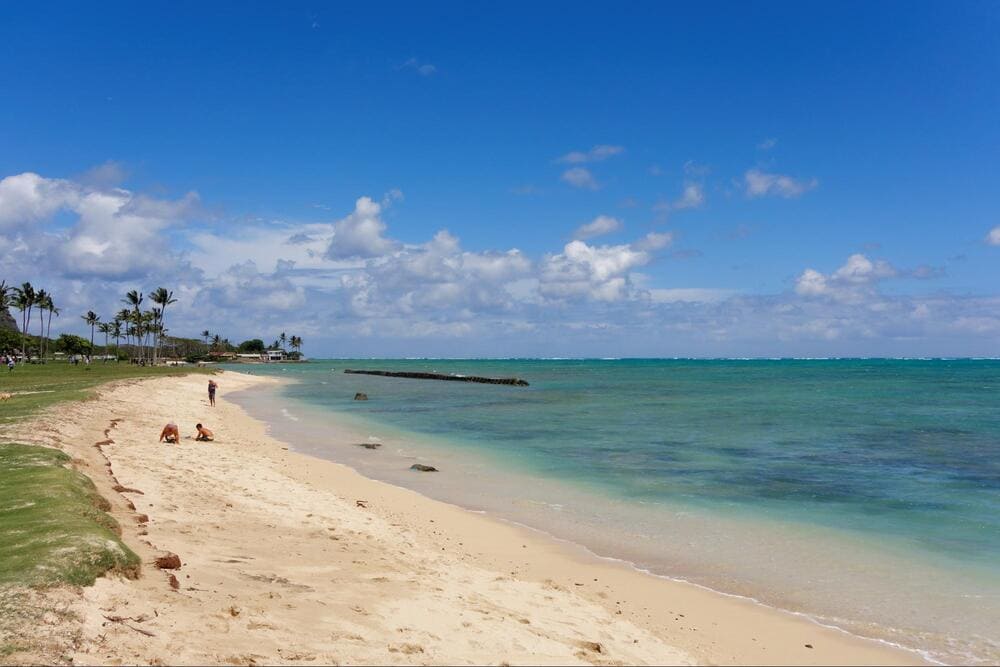 Beach at Kualoa Regional Park Shaka Guide Oahu