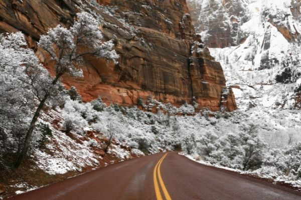 Zion Road Utah National Park 