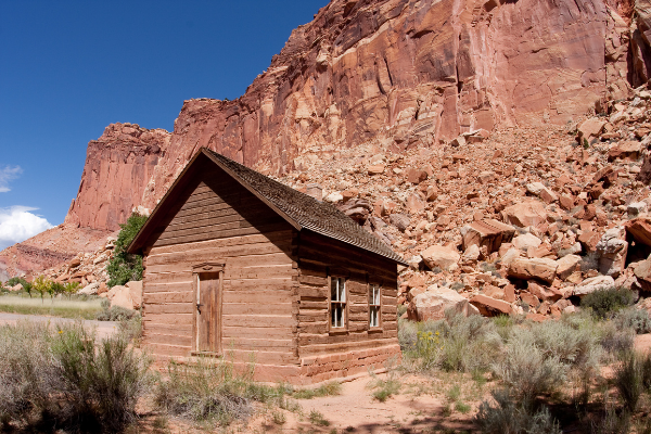 Historic Fruita Schoolhouse Capitol Reef Utah National Parks