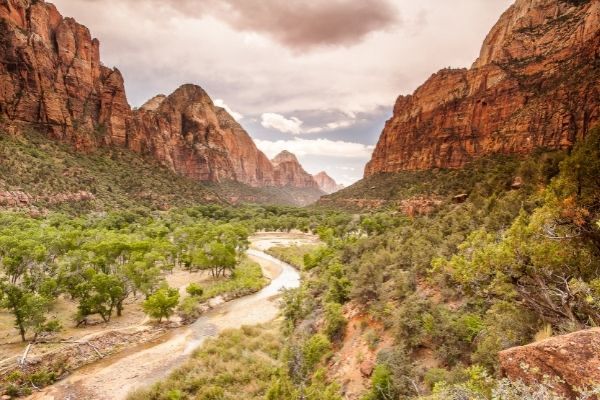 Zion spring Utah National Park 