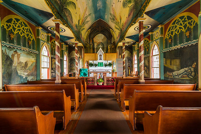 st benedict painted church big island shaka guide hawaii