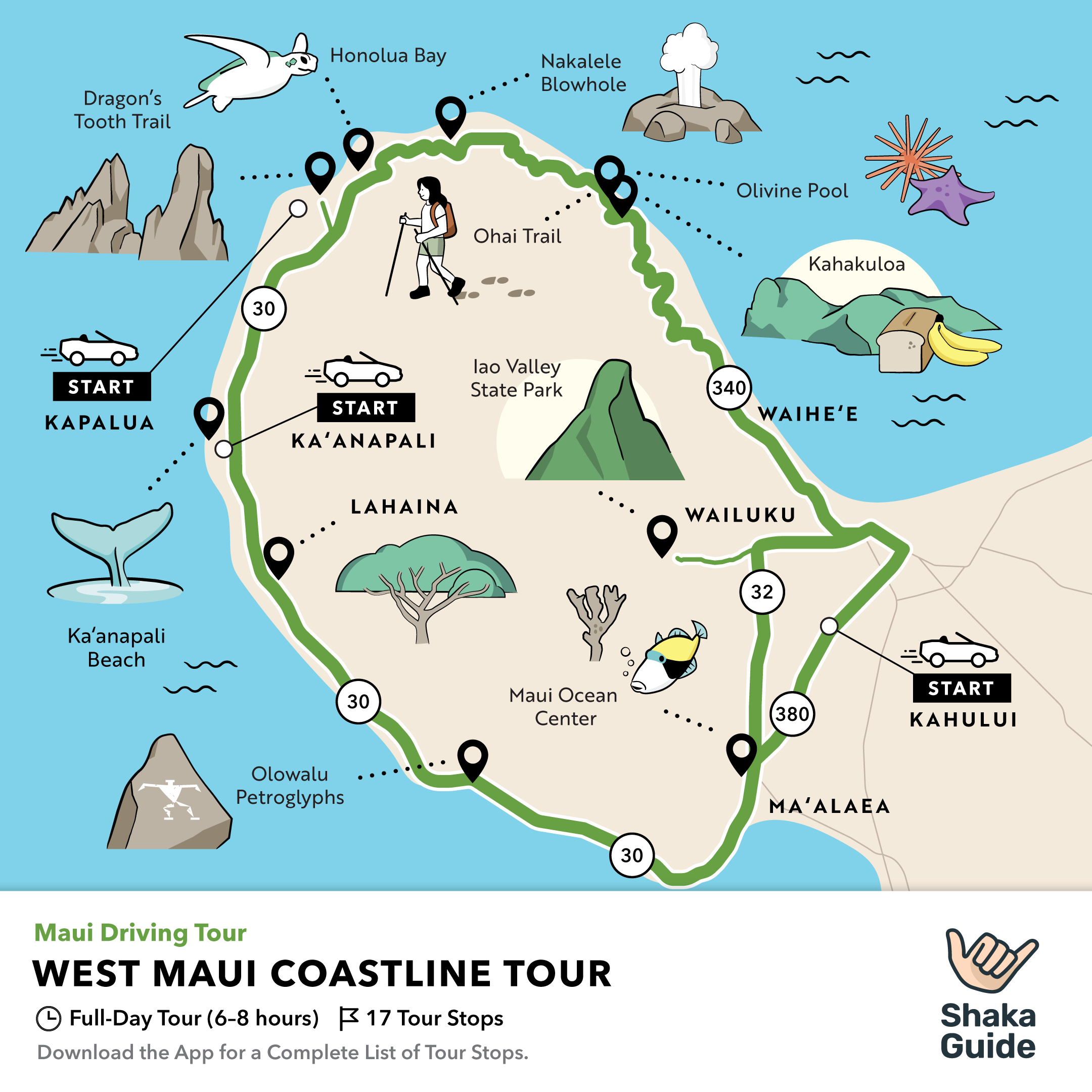 Shaka Guide West Maui Coastline