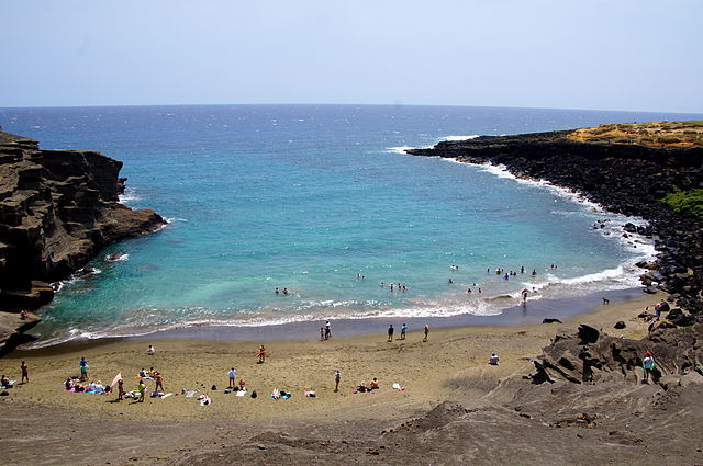 Papakolea Green Sand Beach Big Island shaka guide south island epic coastal journey driving tour