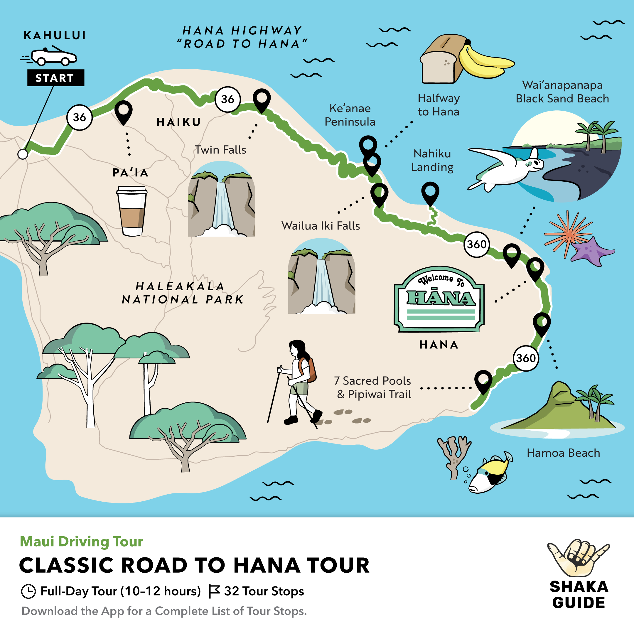 Shaka Guide Classic Road to Hana Tour, Shaka Guide Road to Hana Tour Comparison