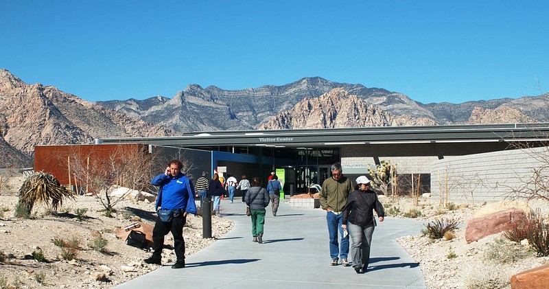 visitor center in the desert