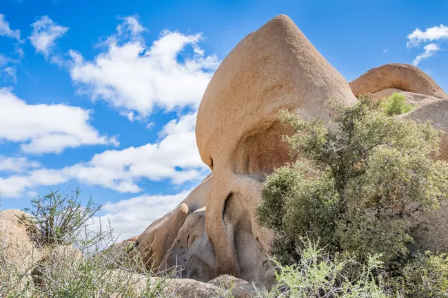 The Skull Rock, Joshua Tree National Park, south California