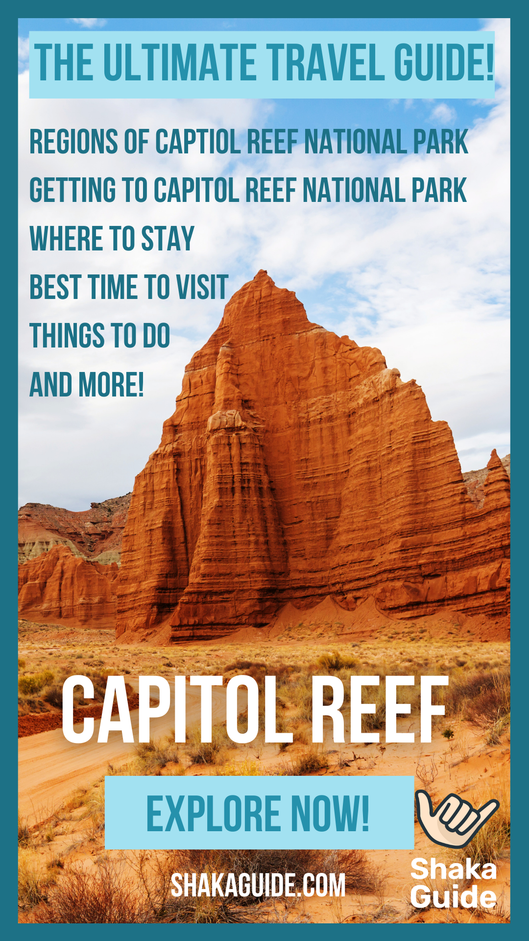 travel guide capitol reef pinterest pin
