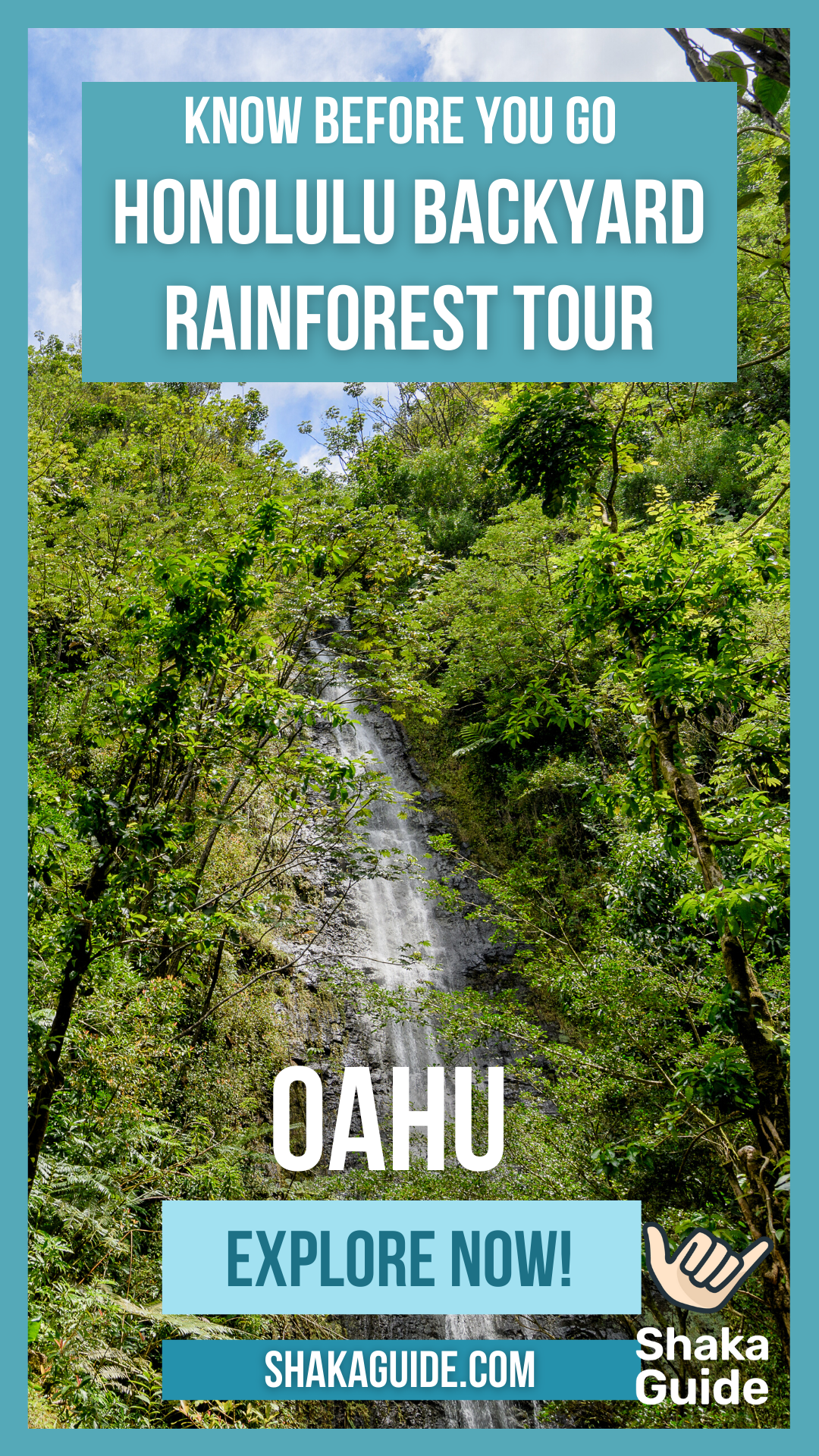 honolulu backyard rainforest tour pinterest pin