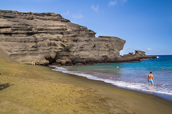 Colorful Sands Big Island Shaka Guide Green Sand Beach | Photo by Michael Olsen